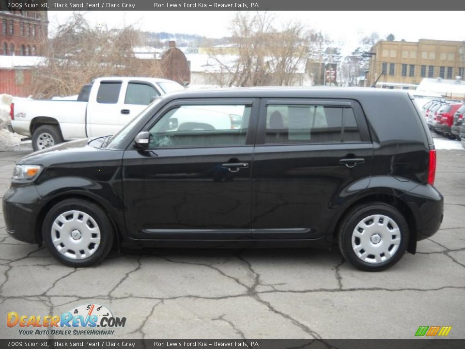 2009 Scion xB Black Sand Pearl / Dark Gray Photo #5