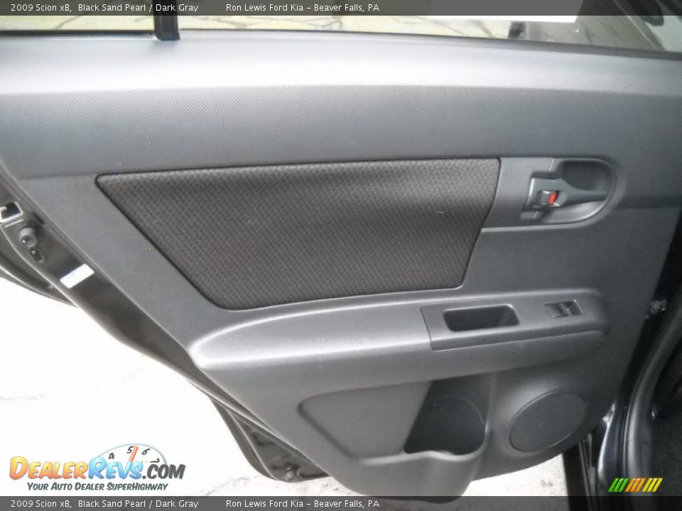 2009 Scion xB Black Sand Pearl / Dark Gray Photo #10
