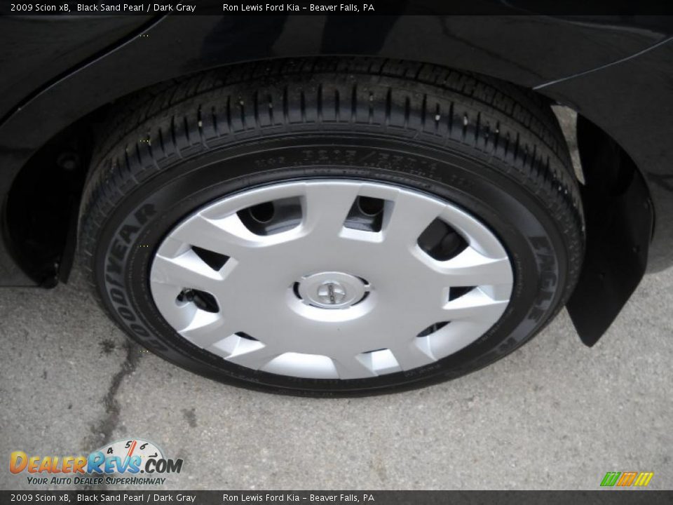 2009 Scion xB Black Sand Pearl / Dark Gray Photo #13
