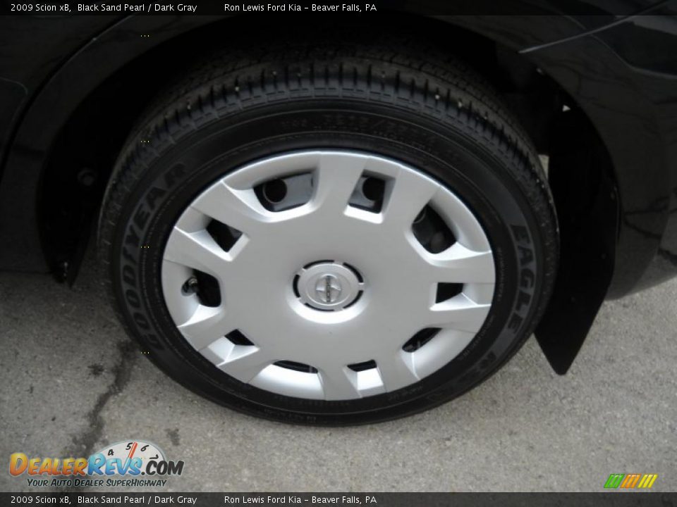 2009 Scion xB Black Sand Pearl / Dark Gray Photo #14