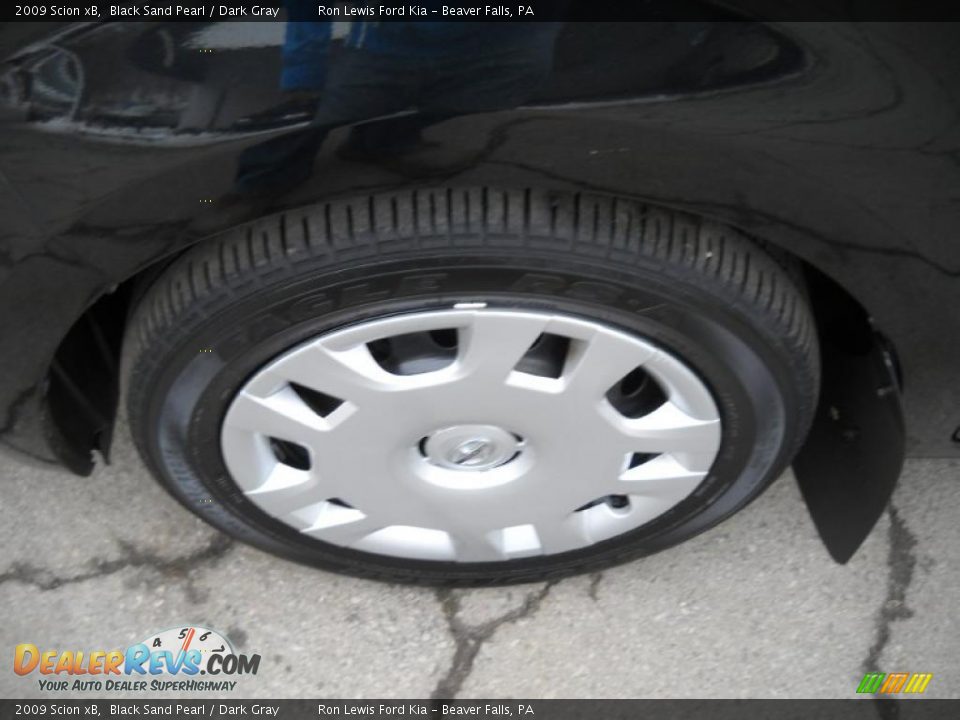 2009 Scion xB Black Sand Pearl / Dark Gray Photo #16