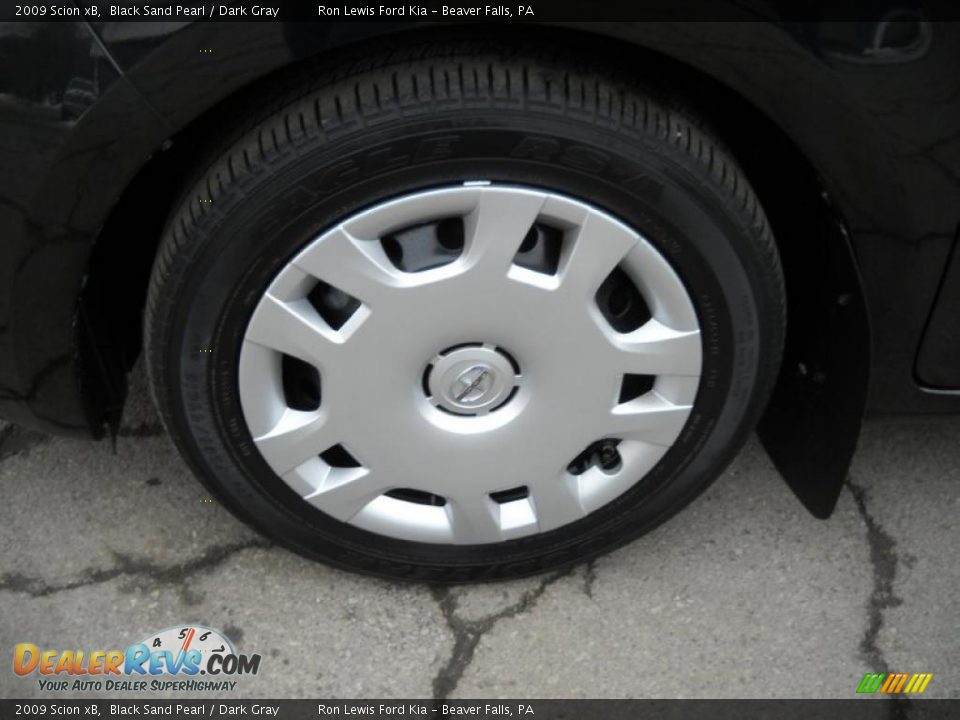 2009 Scion xB Black Sand Pearl / Dark Gray Photo #17