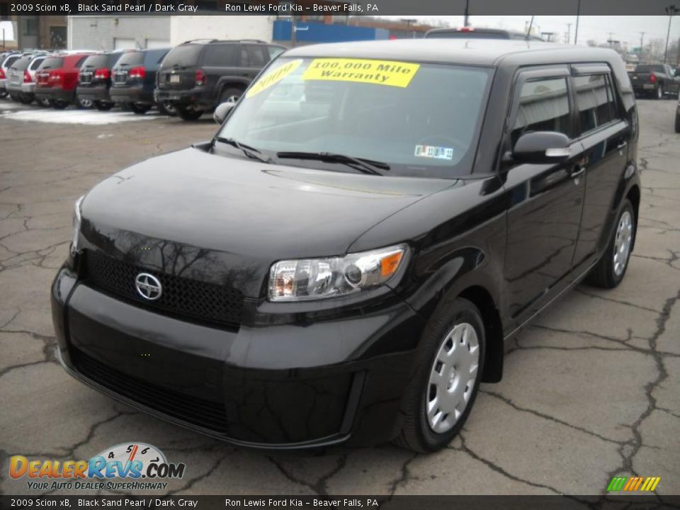 2009 Scion xB Black Sand Pearl / Dark Gray Photo #18