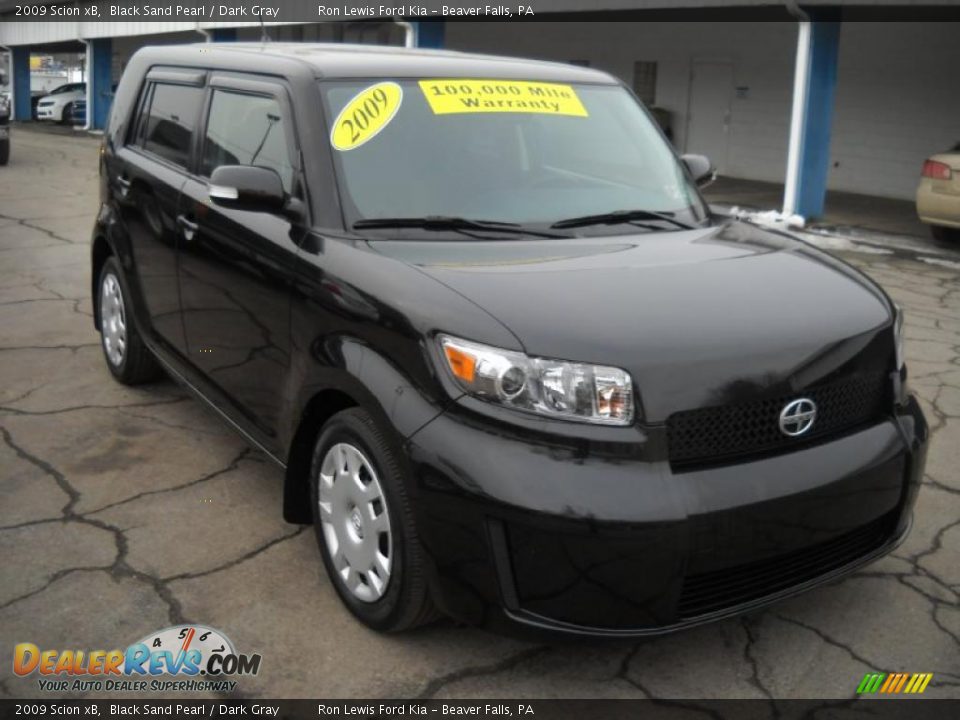2009 Scion xB Black Sand Pearl / Dark Gray Photo #20