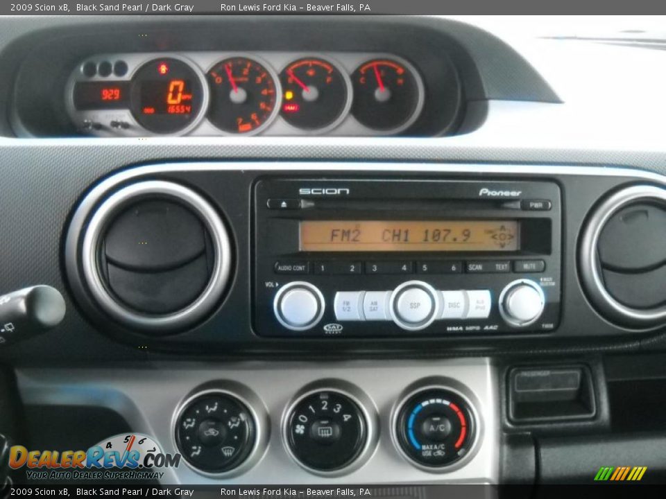 2009 Scion xB Black Sand Pearl / Dark Gray Photo #22