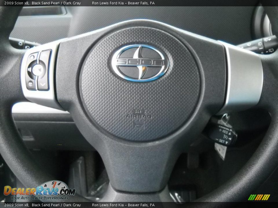 2009 Scion xB Black Sand Pearl / Dark Gray Photo #24