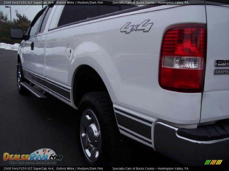 2006 Ford F150 XLT SuperCab 4x4 Oxford White / Medium/Dark Flint Photo #8