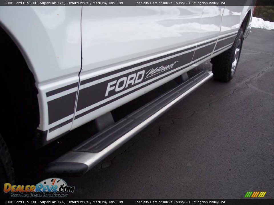 2006 Ford F150 XLT SuperCab 4x4 Oxford White / Medium/Dark Flint Photo #9