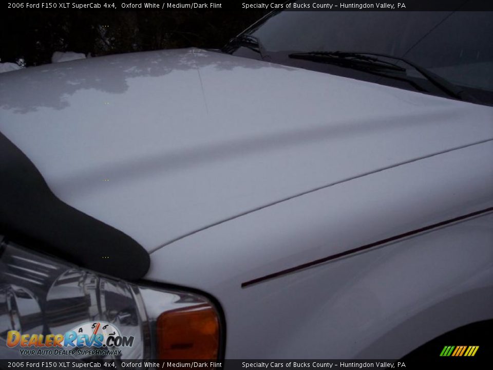 2006 Ford F150 XLT SuperCab 4x4 Oxford White / Medium/Dark Flint Photo #10