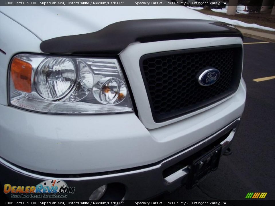 2006 Ford F150 XLT SuperCab 4x4 Oxford White / Medium/Dark Flint Photo #11