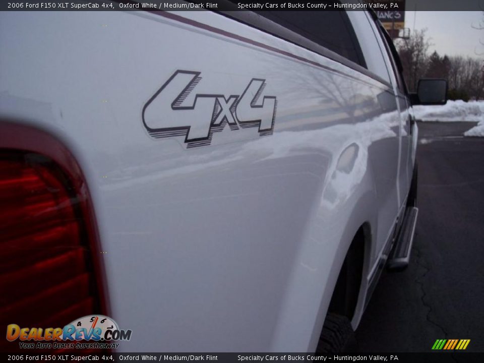 2006 Ford F150 XLT SuperCab 4x4 Oxford White / Medium/Dark Flint Photo #26