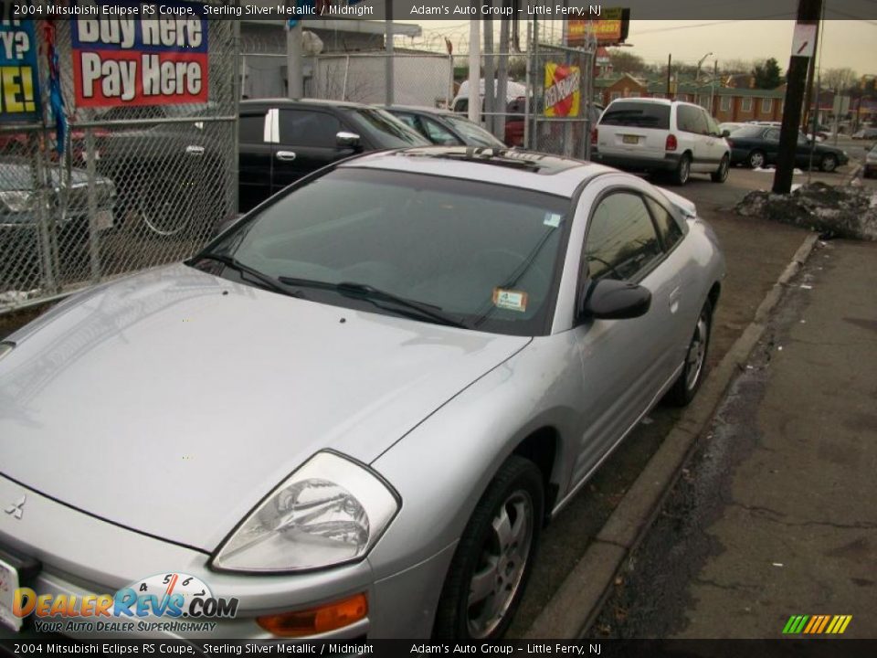 2004 Mitsubishi Eclipse RS Coupe Sterling Silver Metallic / Midnight Photo #1