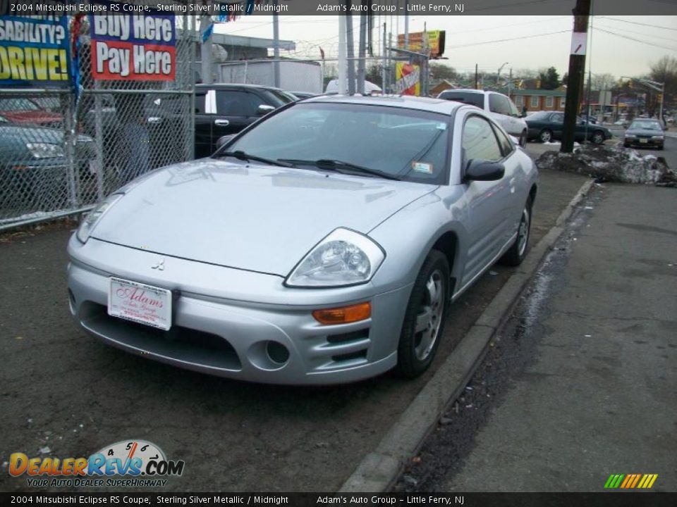 2004 Mitsubishi Eclipse RS Coupe Sterling Silver Metallic / Midnight Photo #2
