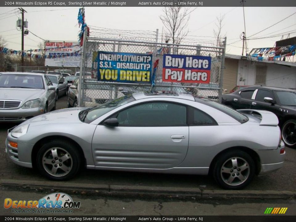 2004 Mitsubishi Eclipse RS Coupe Sterling Silver Metallic / Midnight Photo #5