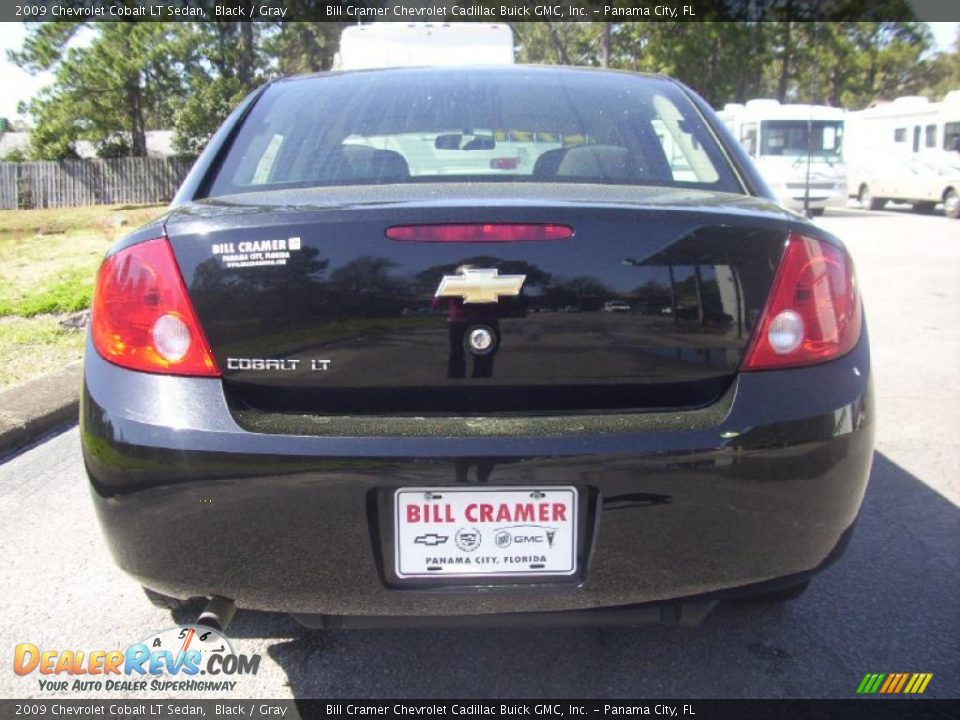 2009 Chevrolet Cobalt LT Sedan Black / Gray Photo #3