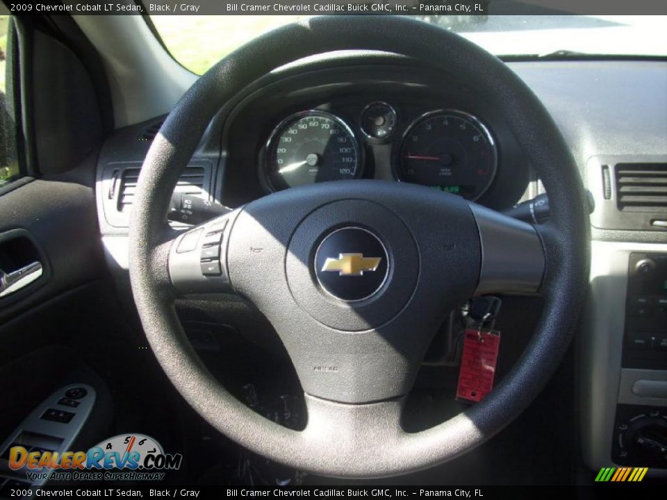 2009 Chevrolet Cobalt LT Sedan Black / Gray Photo #6