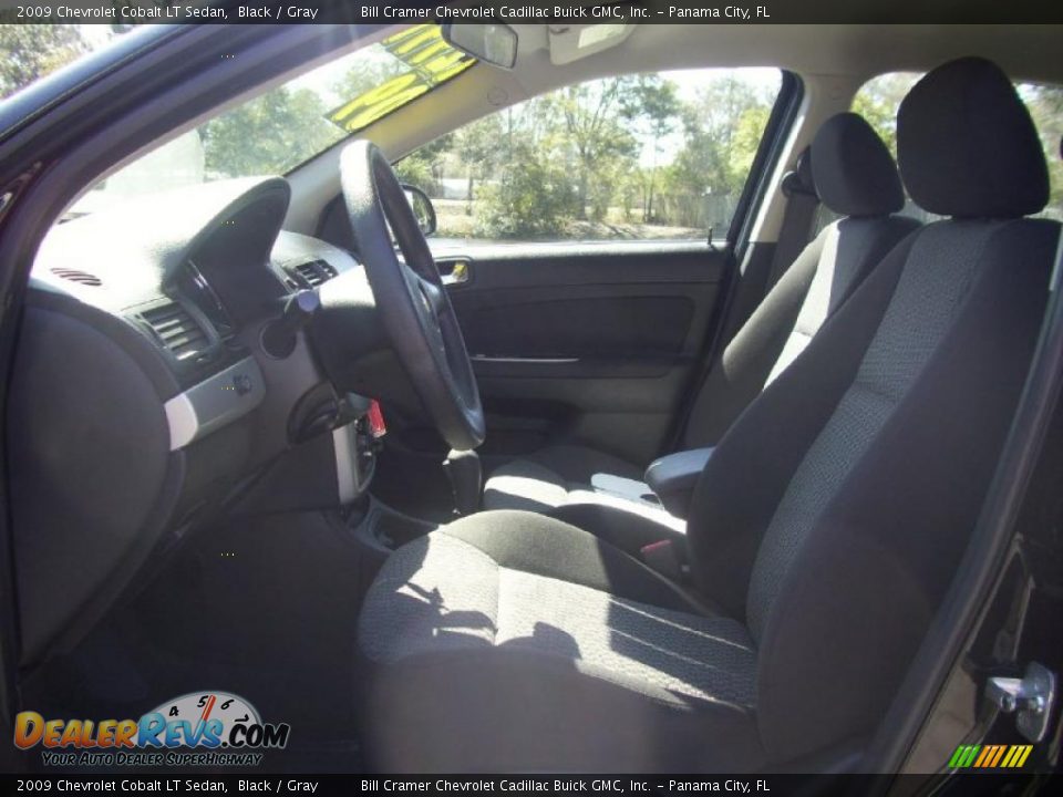 2009 Chevrolet Cobalt LT Sedan Black / Gray Photo #9