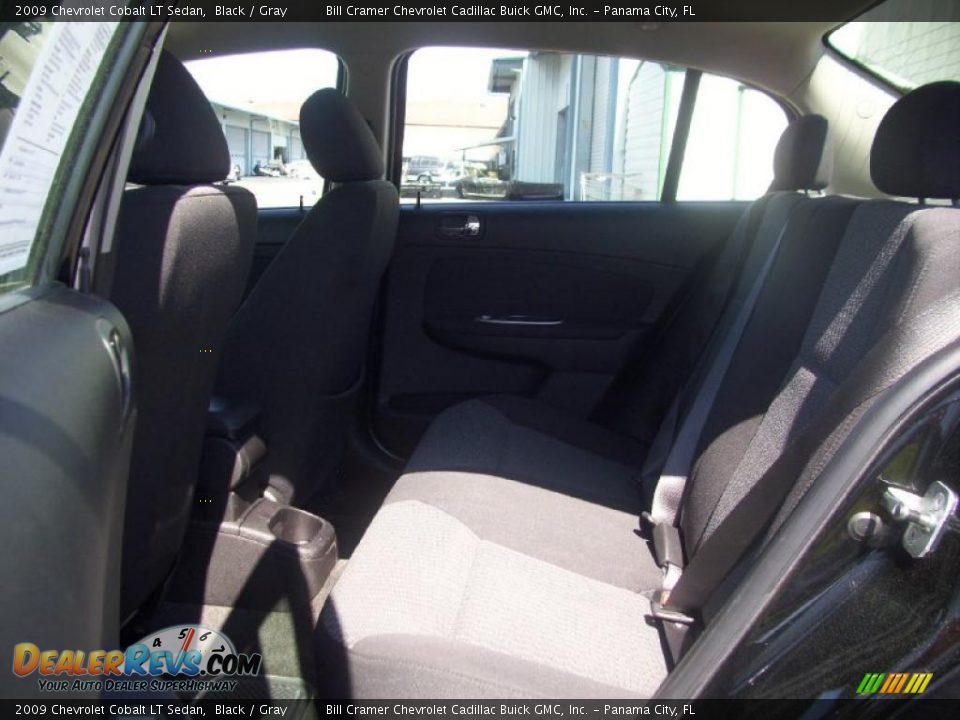 2009 Chevrolet Cobalt LT Sedan Black / Gray Photo #10