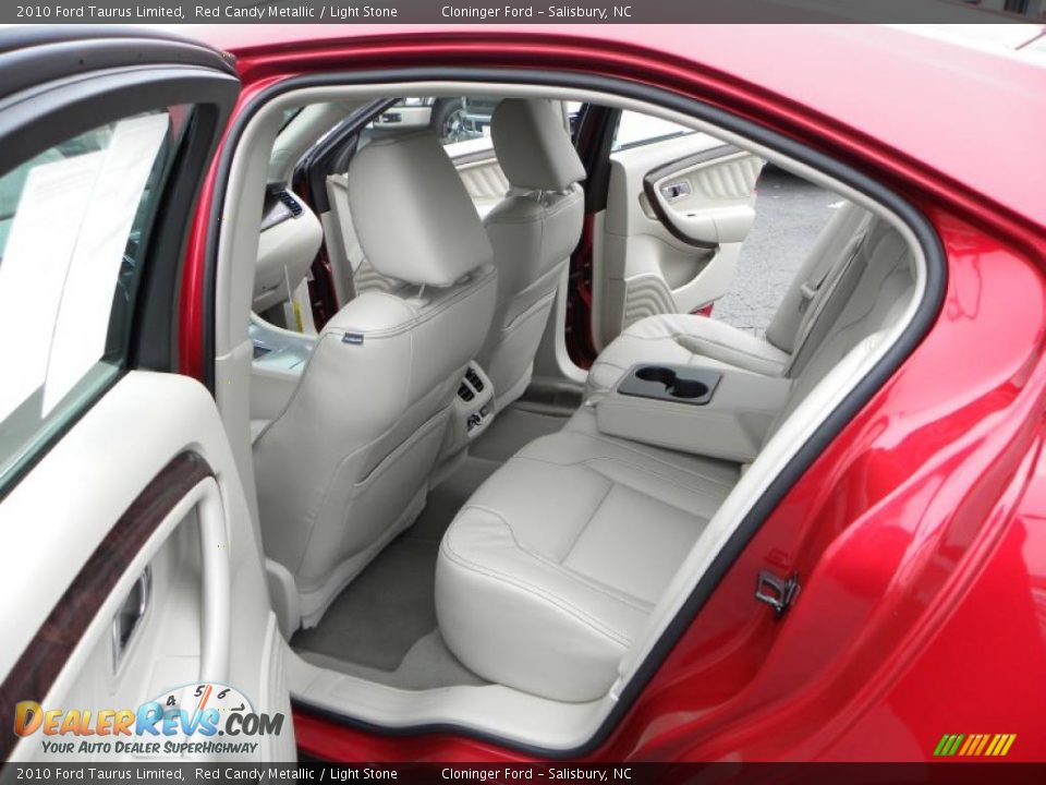 2010 Ford Taurus Limited Red Candy Metallic / Light Stone Photo #9