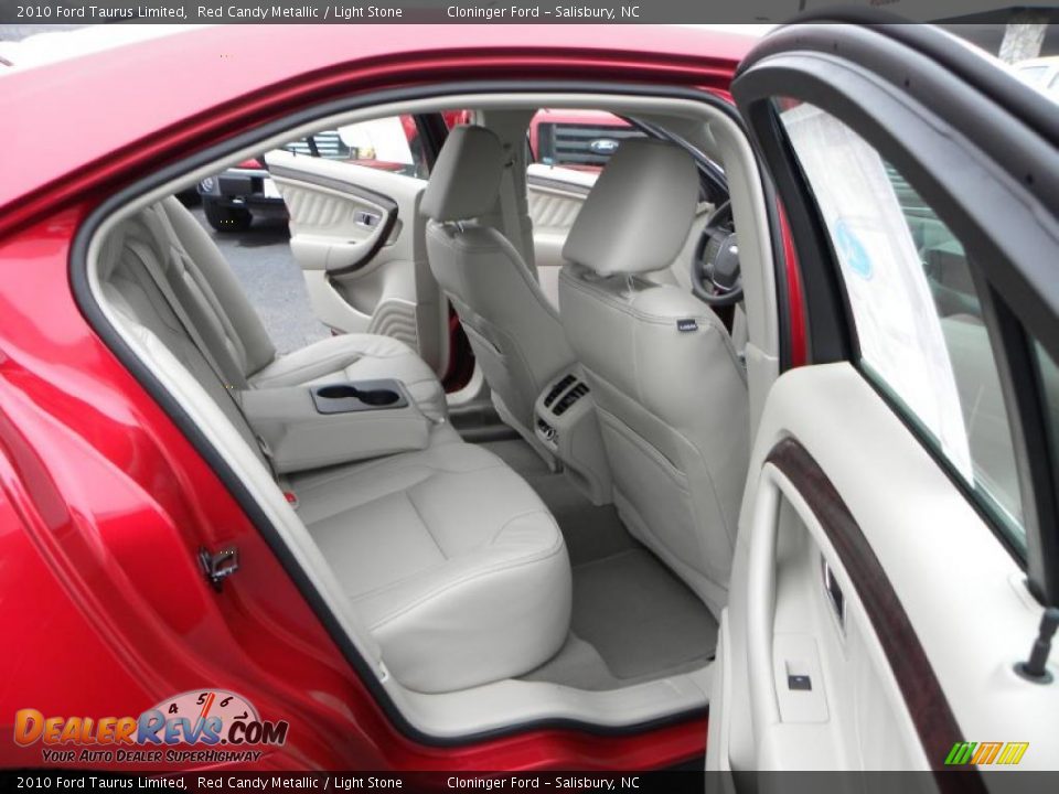 2010 Ford Taurus Limited Red Candy Metallic / Light Stone Photo #10