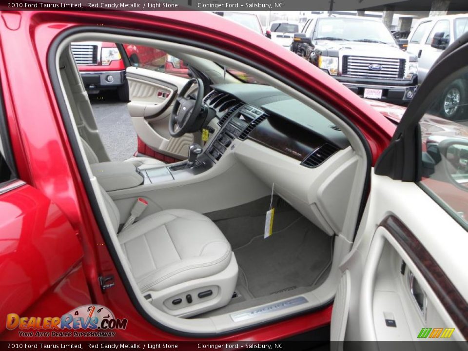2010 Ford Taurus Limited Red Candy Metallic / Light Stone Photo #11