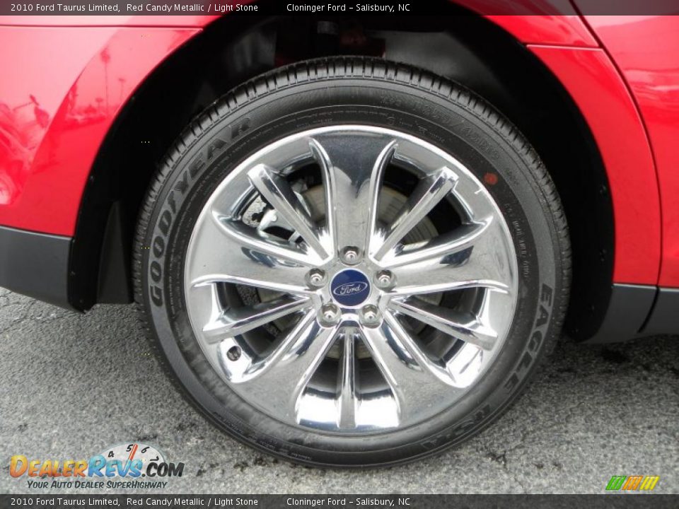 2010 Ford Taurus Limited Red Candy Metallic / Light Stone Photo #13