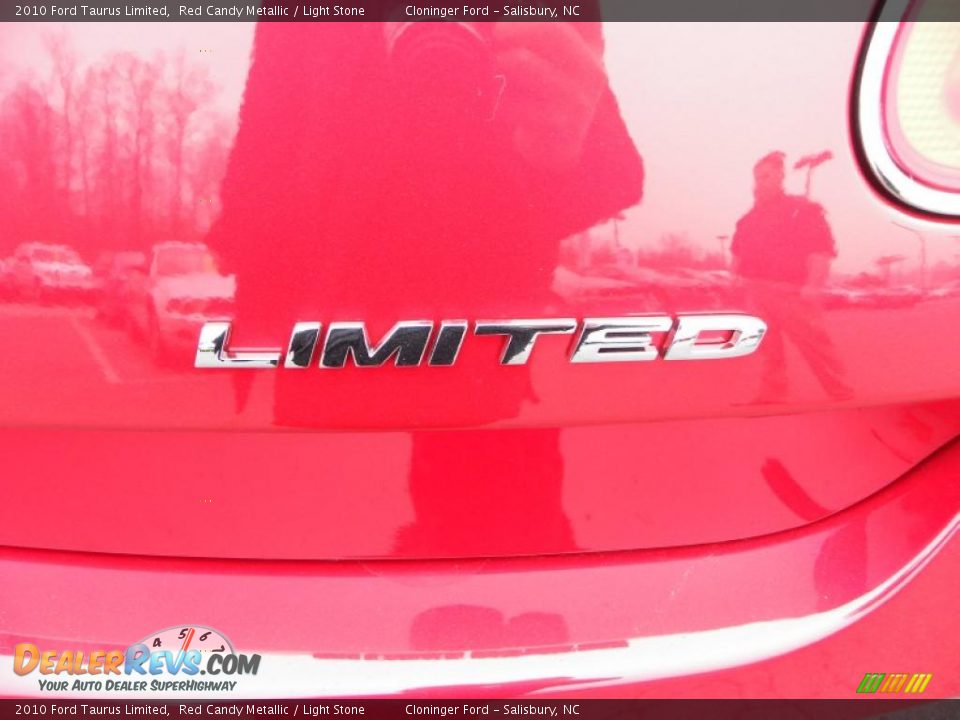 2010 Ford Taurus Limited Red Candy Metallic / Light Stone Photo #14