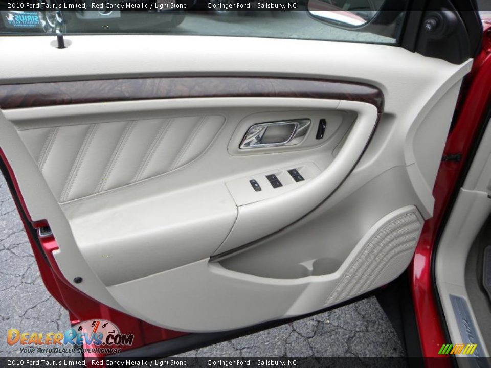 2010 Ford Taurus Limited Red Candy Metallic / Light Stone Photo #15