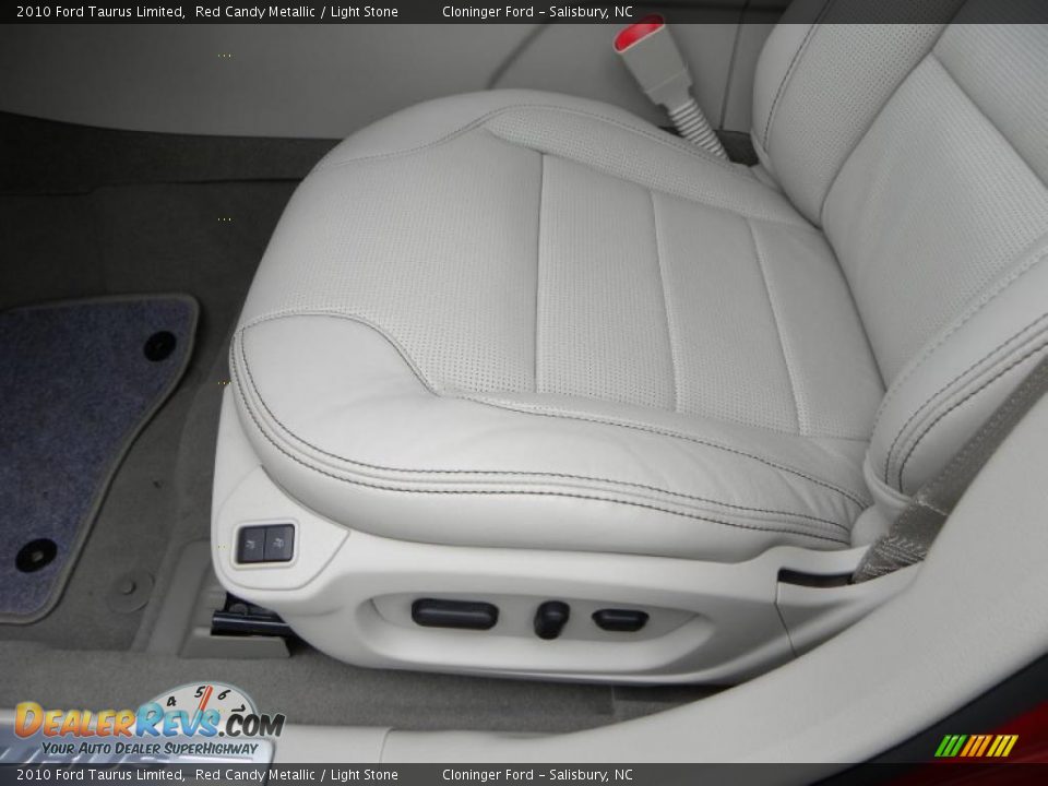 2010 Ford Taurus Limited Red Candy Metallic / Light Stone Photo #16