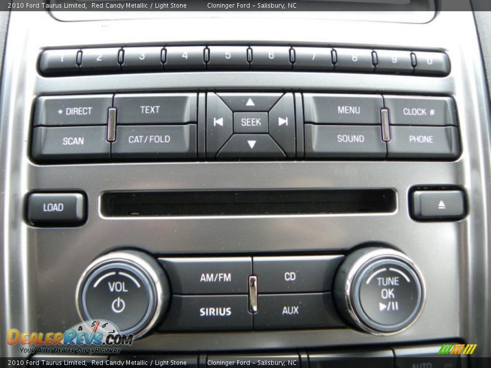 2010 Ford Taurus Limited Red Candy Metallic / Light Stone Photo #20