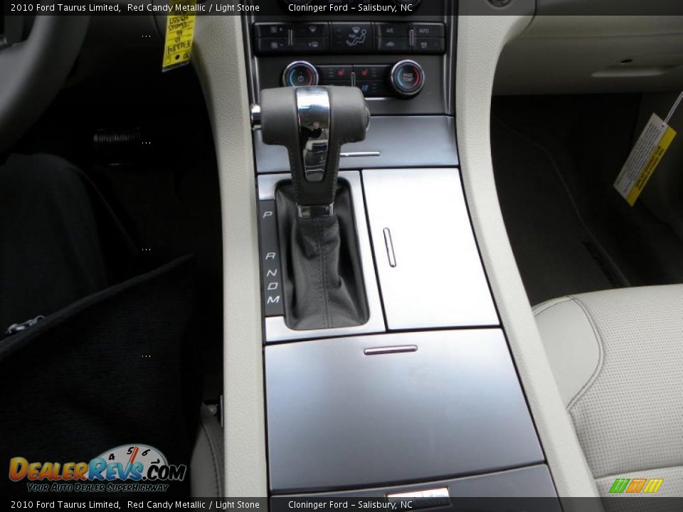 2010 Ford Taurus Limited Red Candy Metallic / Light Stone Photo #23