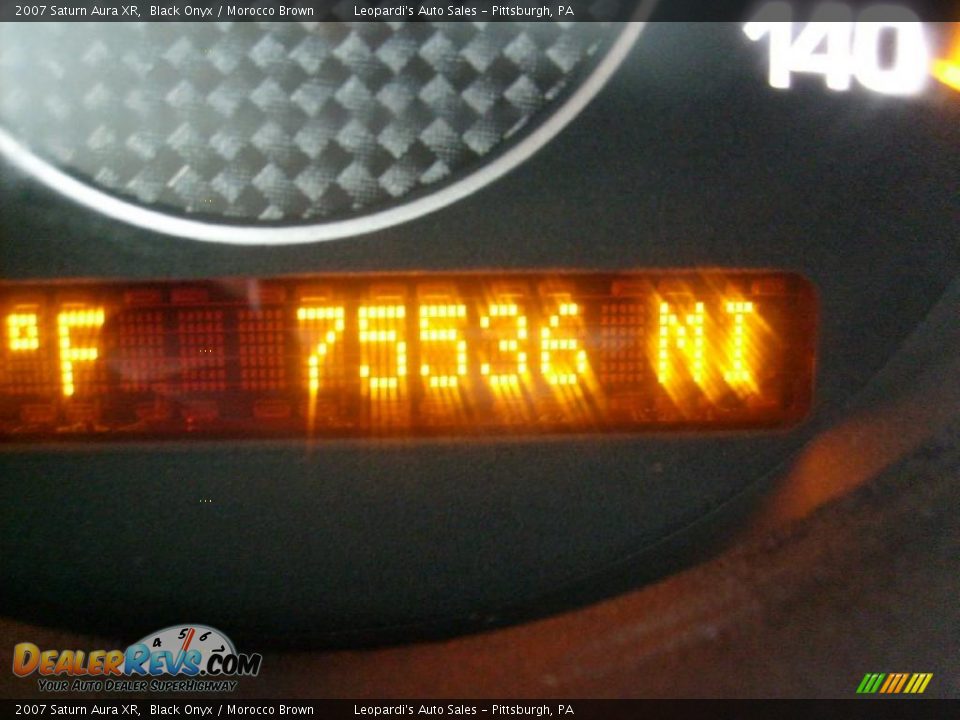 2007 Saturn Aura XR Black Onyx / Morocco Brown Photo #15