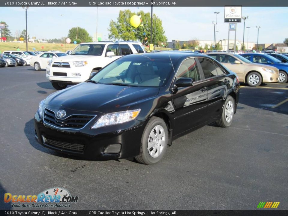 2010 Toyota Camry LE Black / Ash Gray Photo #1