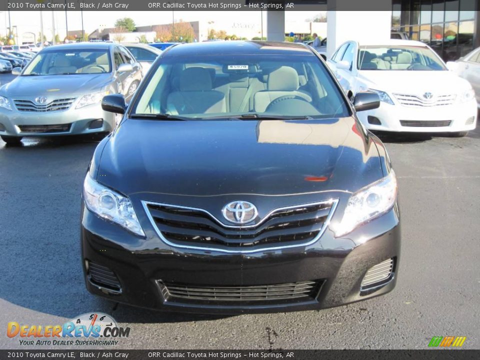 2010 Toyota Camry LE Black / Ash Gray Photo #3