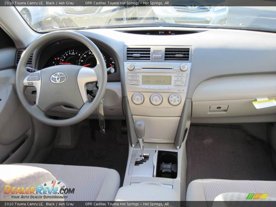 2010 Toyota Camry LE Black / Ash Gray Photo #5