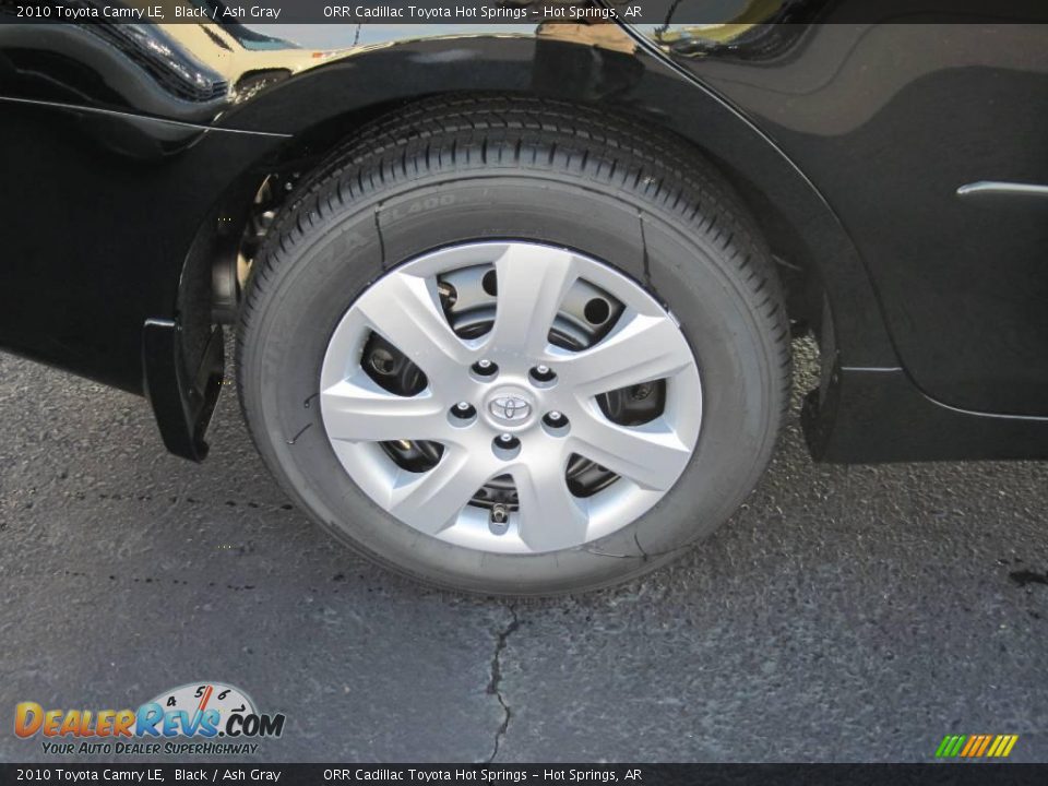 2010 Toyota Camry LE Black / Ash Gray Photo #6