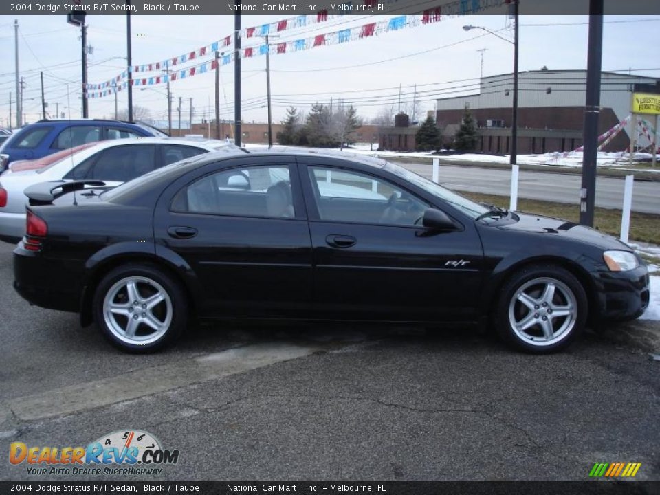 2004 Dodge Stratus R/T Sedan Black / Taupe Photo #3