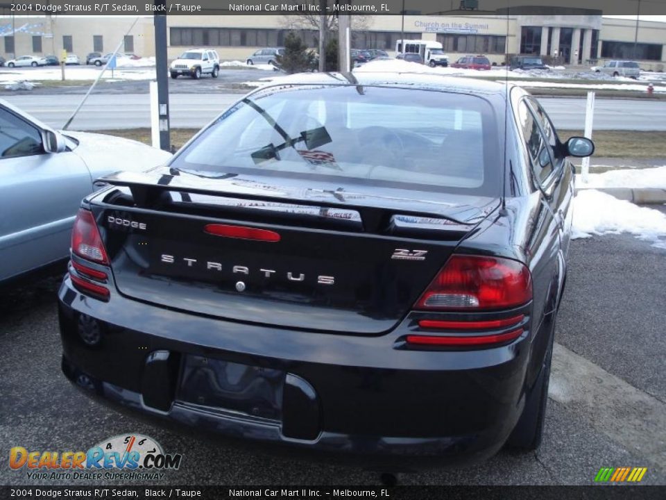 2004 Dodge Stratus R/T Sedan Black / Taupe Photo #4