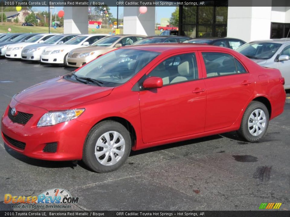 2010 Toyota Corolla LE Barcelona Red Metallic / Bisque Photo #1