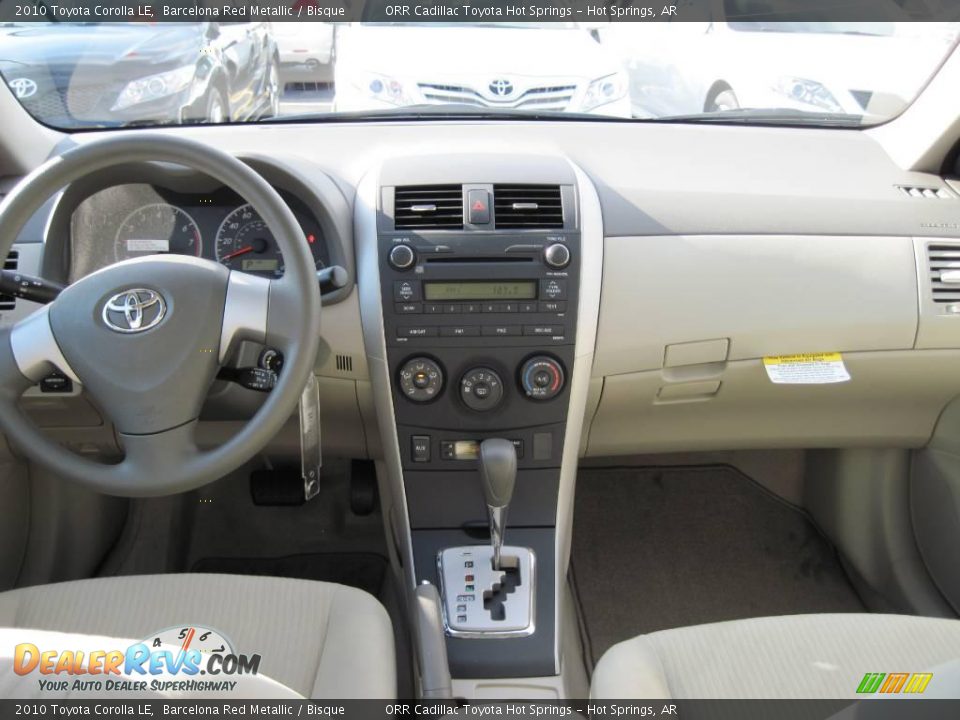 2010 Toyota Corolla LE Barcelona Red Metallic / Bisque Photo #5