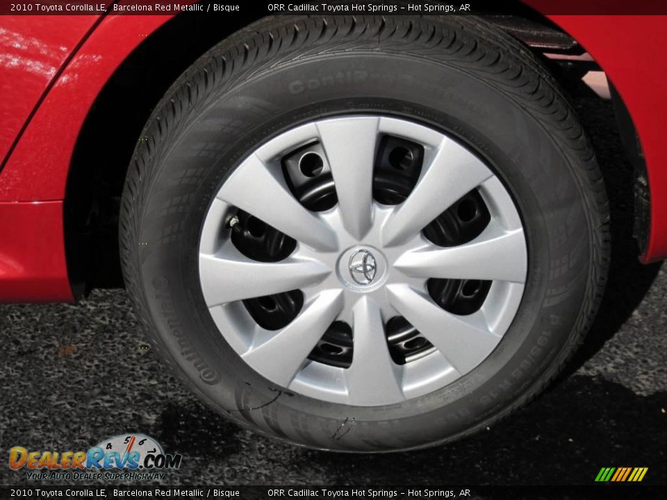2010 Toyota Corolla LE Barcelona Red Metallic / Bisque Photo #6