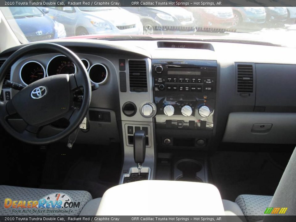 2010 Toyota Tundra Double Cab Radiant Red / Graphite Gray Photo #5