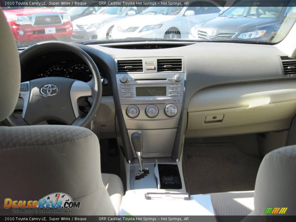 2010 Toyota Camry LE Super White / Bisque Photo #5