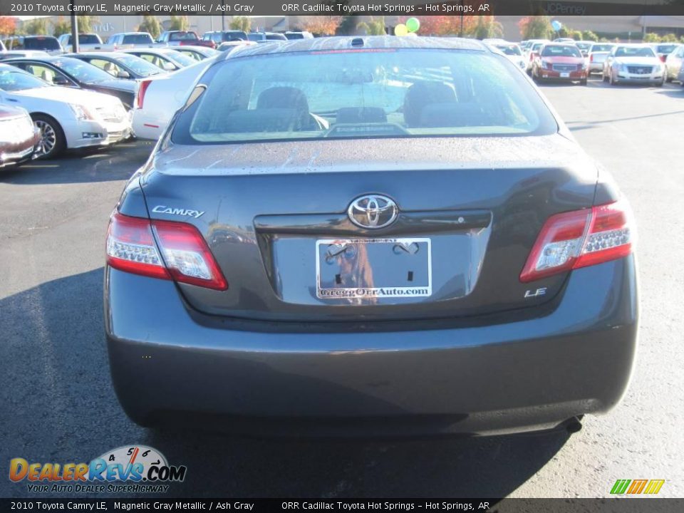 2010 Toyota Camry LE Magnetic Gray Metallic / Ash Gray Photo #4
