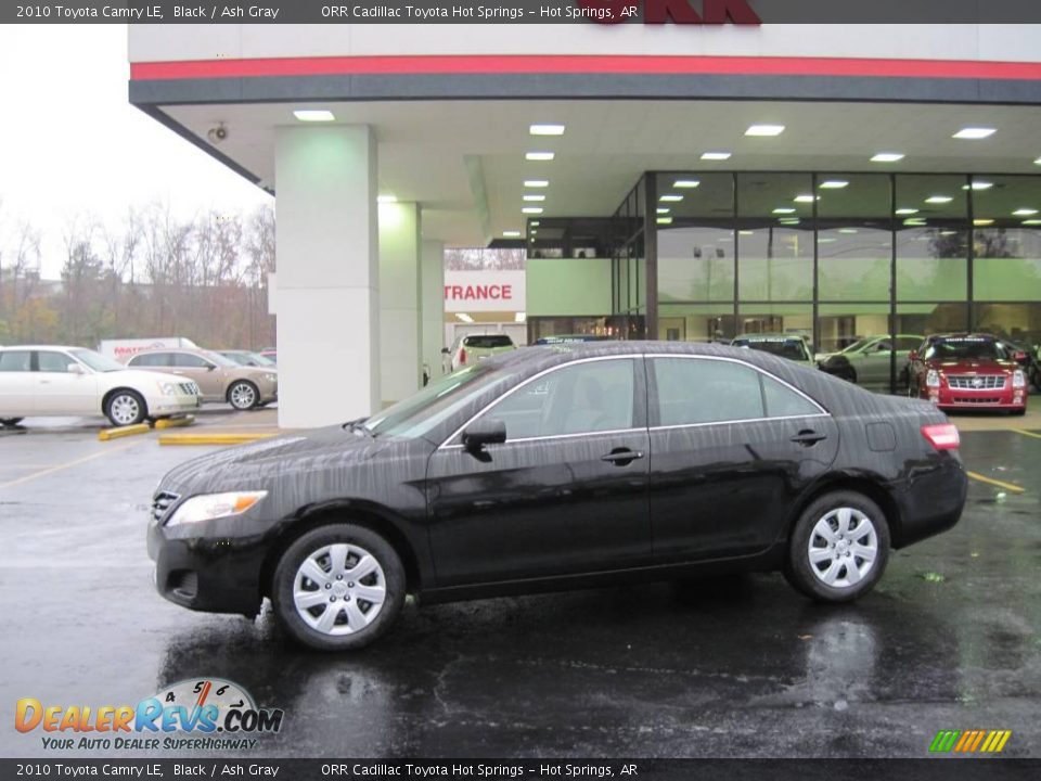 2010 Toyota Camry LE Black / Ash Gray Photo #1