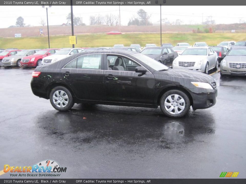 2010 Toyota Camry LE Black / Ash Gray Photo #2