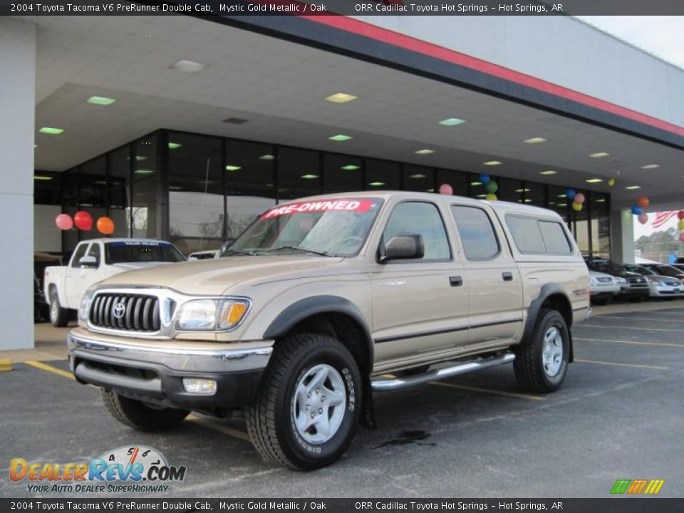 2004 Toyota Tacoma V6 PreRunner Double Cab Mystic Gold Metallic / Oak Photo #1