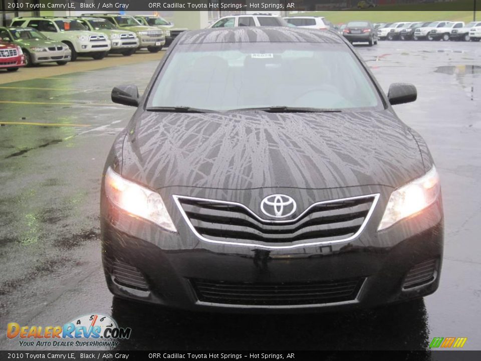 2010 Toyota Camry LE Black / Ash Gray Photo #3