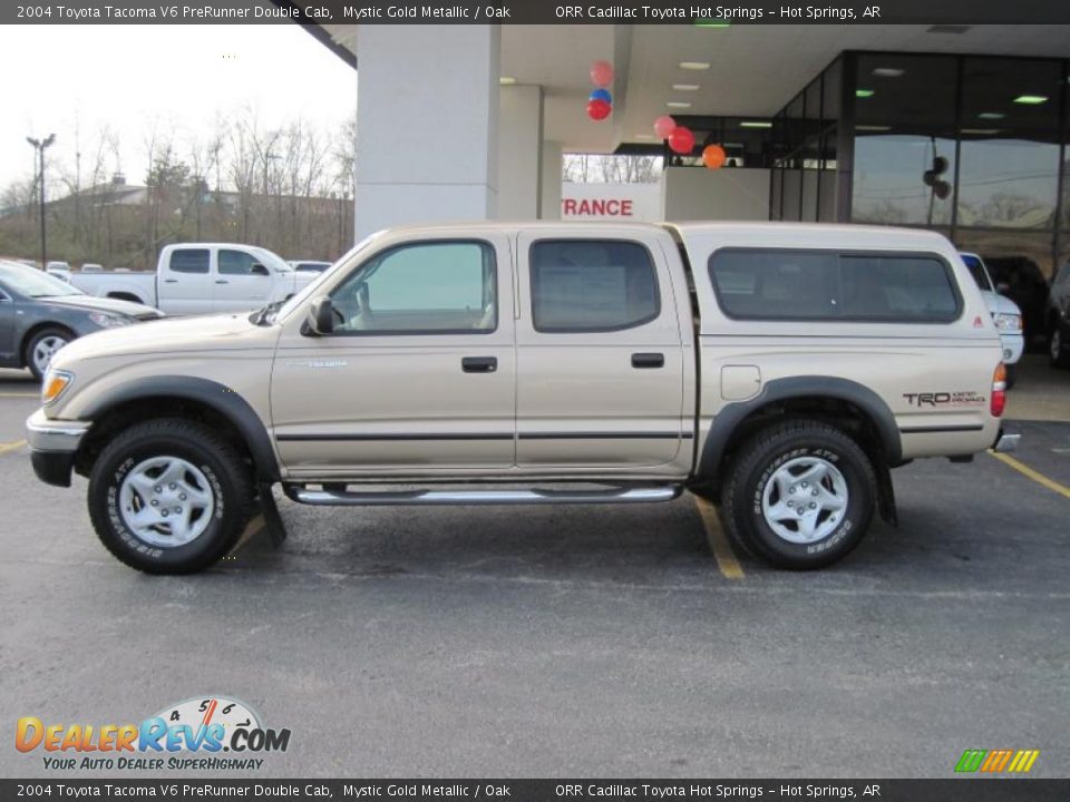 2004 Toyota Tacoma V6 PreRunner Double Cab Mystic Gold Metallic / Oak Photo #4