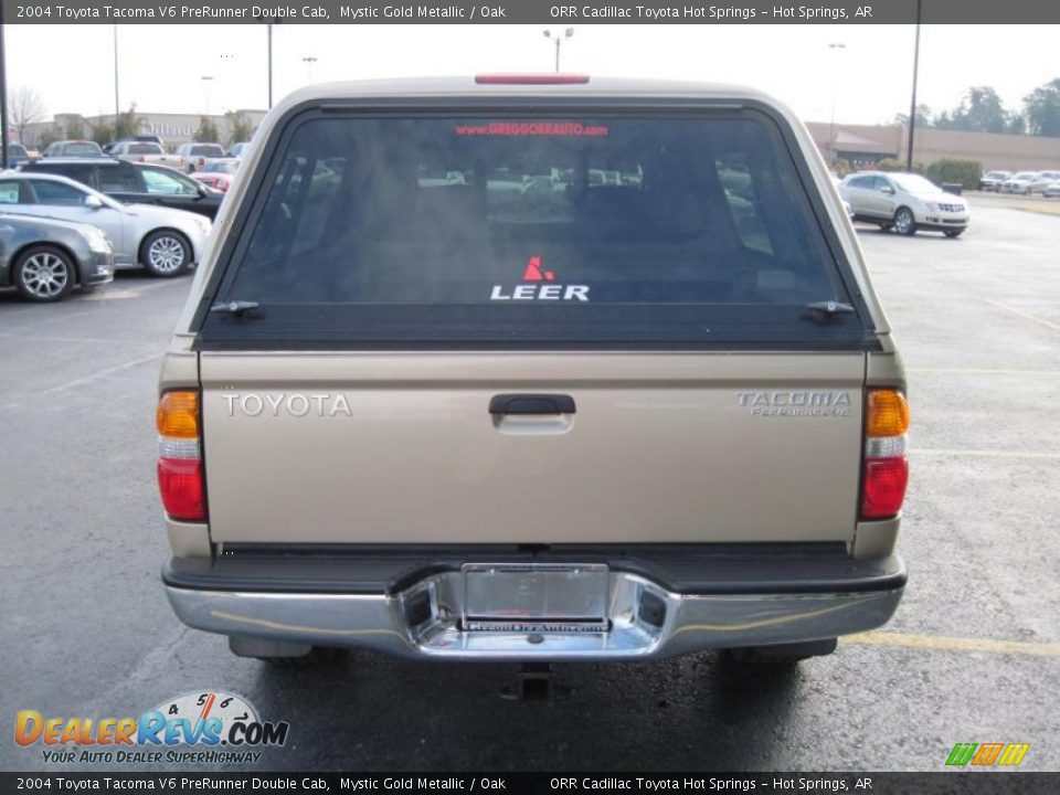 2004 Toyota Tacoma V6 PreRunner Double Cab Mystic Gold Metallic / Oak Photo #6